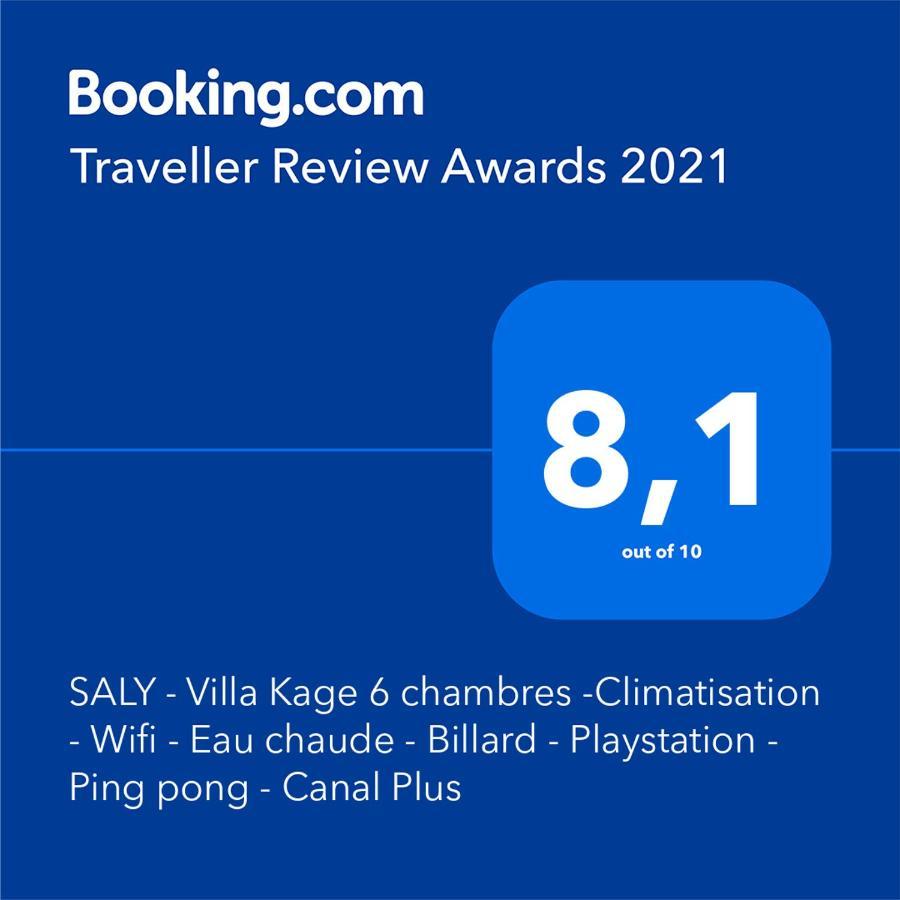 Saly - Villa Kage 6 Chambres -Clim-Wifi-Eau Chaude-Billard-Babyfoot-Ping Pong-Canal - Electricite Non Comprise Bagian luar foto